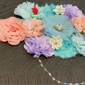 Maternity belly sash custom made. Can make different colors or theme.